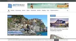 Desktop Screenshot of aktivbau.at